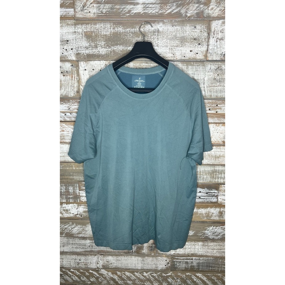 Fabletics Mens Green short sleeved activewear shirt XXL
